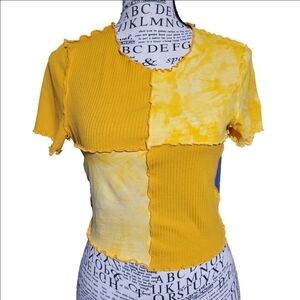 SHEIN croptop Medium Yellow